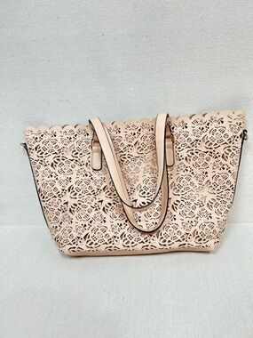 ALDO Women's Laser-Cut Tote Bag - Blush